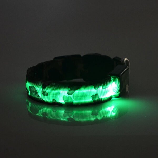 Camouflage pet supplies luminous dog collar - Image 6