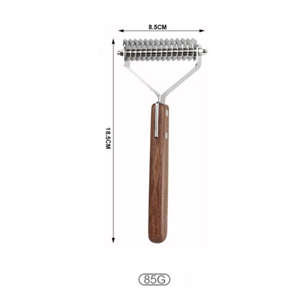 Pet Comb Solid Wood Antique Hair Removing - Image 4
