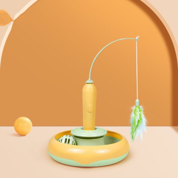 2 In 1 Pet Cat Toy With Feather For Self-play - Image 4