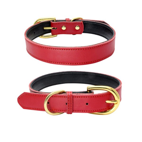 Cowhide pet collar - Image 7