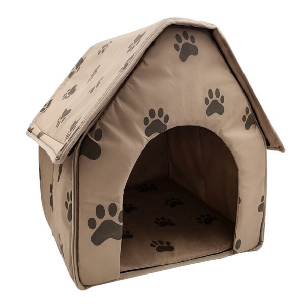 House Shape Foldable Pet Bedding Villa - Image 2
