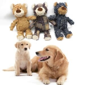 Cute Pet Dog Cat Plush Squeak Sound Dog Toys