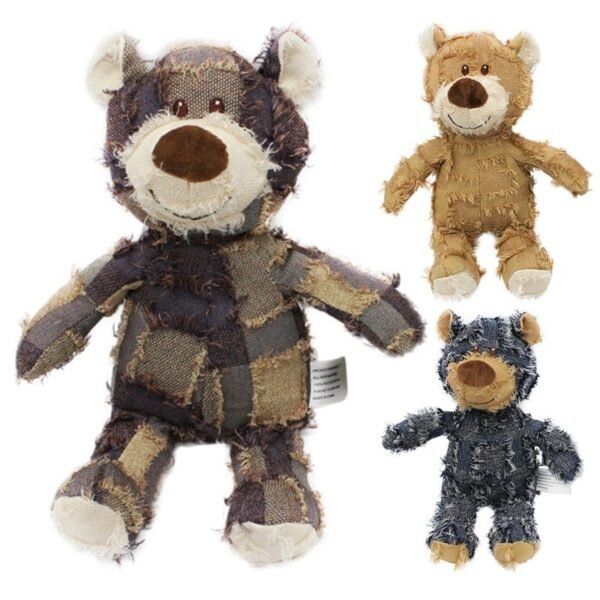 Cute Pet Dog Cat Plush Squeak Sound Dog Toys - Image 2