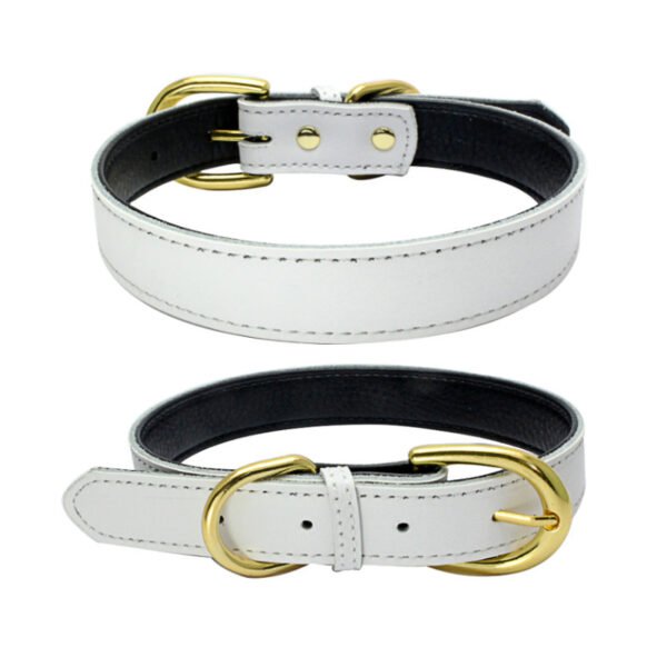 Cowhide pet collar - Image 8