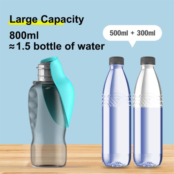 800ml Dogs Water Bottle Portable - Image 3