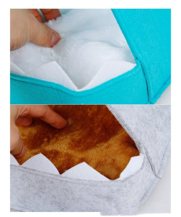 Shark pet cat nest house - Image 2