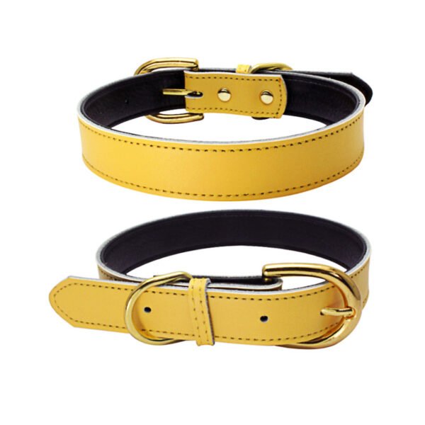 Cowhide pet collar - Image 9