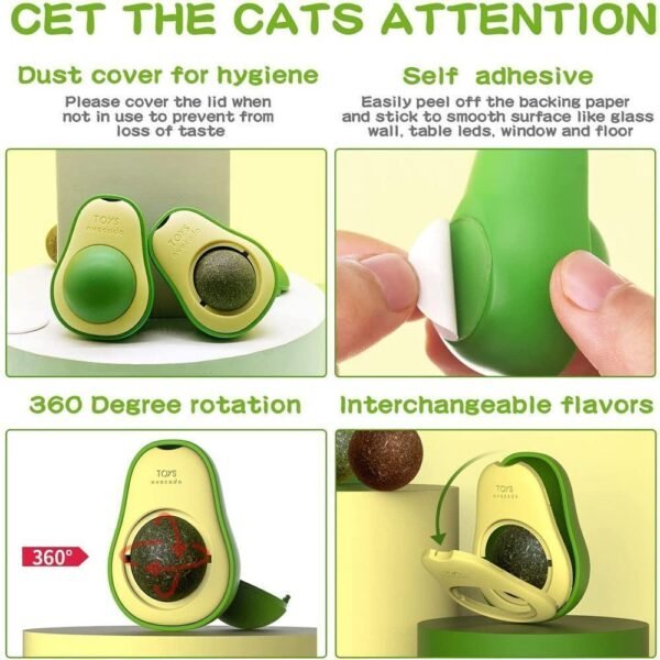 Cute Avocado Catnip Toys - Image 5