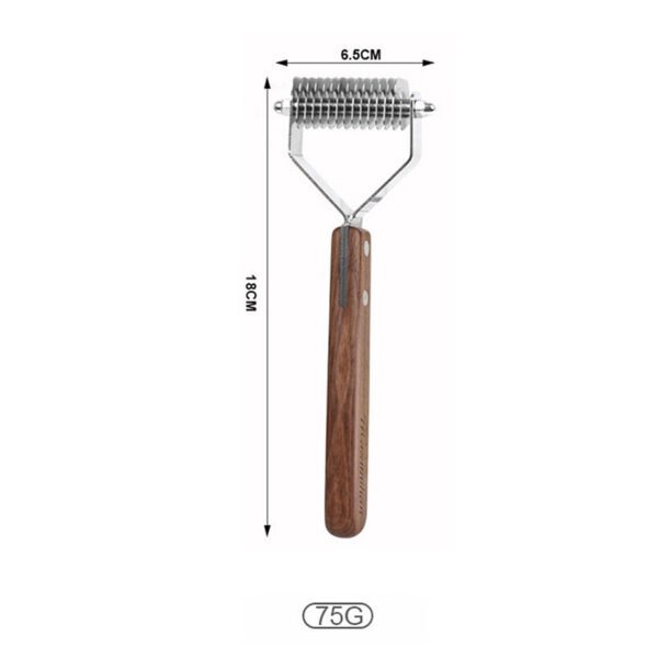 Pet Comb Solid Wood Antique Hair Removing - Image 3