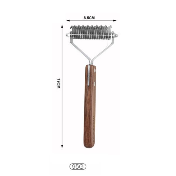 Pet Comb Solid Wood Antique Hair Removing - Image 5
