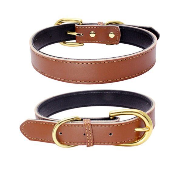 Cowhide pet collar - Image 3