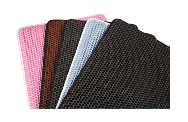 Pet Cat Litter Mat Pet Supplies EVA Double Cat Litter Mat - Image 3