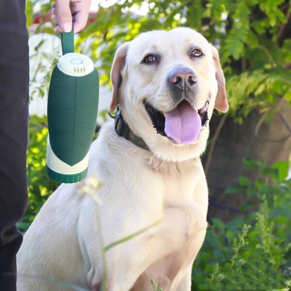 2 In 1 Multifunction Pet Dog Water Bottle Silicone Foldable - Image 2