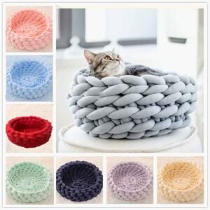Cat House Cushion Soft Long Plush
