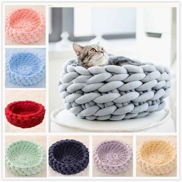 Cat House Cushion Soft Long Plush