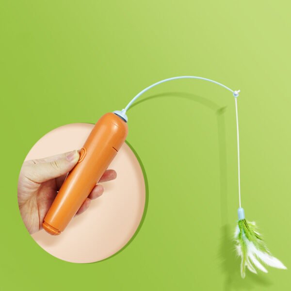 2 In 1 Pet Cat Toy With Feather For Self-play - Image 5