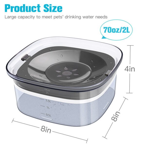 70oz Dog Water Bowl - Image 9
