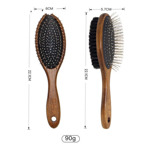 Pet Comb Solid Wood Antique Hair Removing - Image 6