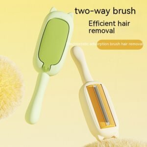 Pet Dog Cat Hair Brush Electrostatic Adsorption Two-way Roller