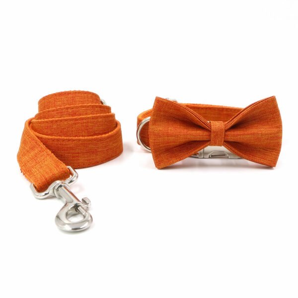 Pet Supplies Hot Dog Collar Leash, Pet Bow Collar Pet Leash - Image 3
